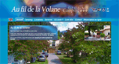 Desktop Screenshot of campingaufildelavolane.com